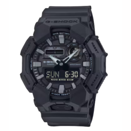 Casio G-Shock GA-010-1A1 Black Resin Band Analog Digital Men Watch